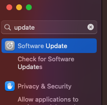 macos system update